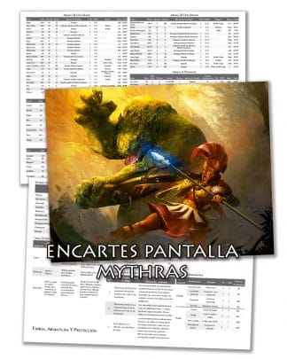 Encartes de pantalla para Mythras